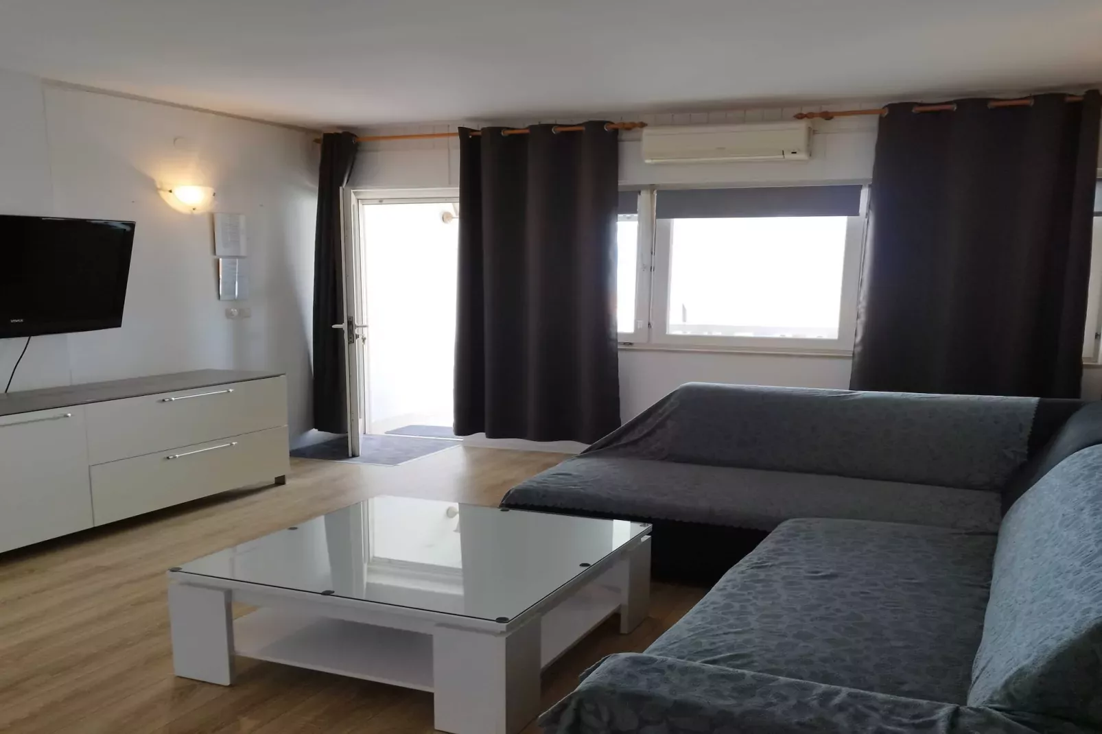 Villa Elit-Two Bedroom Apartment with  Sea View Terrace ( A1)-Wohnzimmer