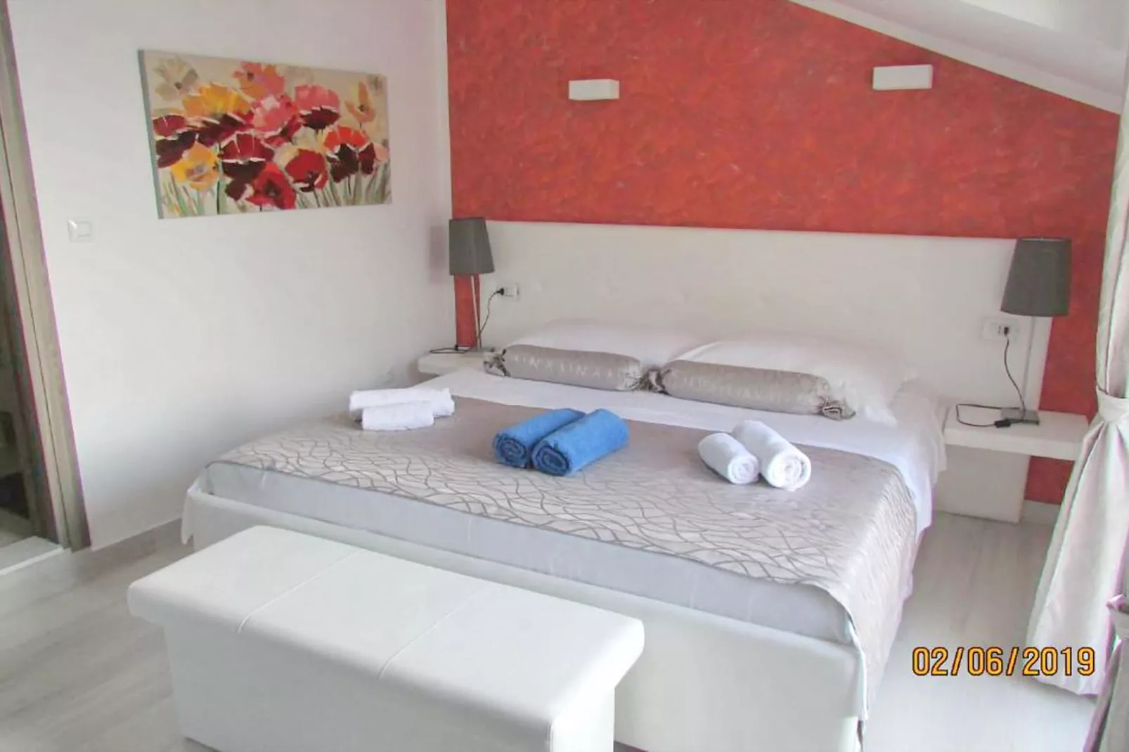Villa Mirosa-Comfort Triple Room with Balcony and Sea View ( 6 )-Bedroom