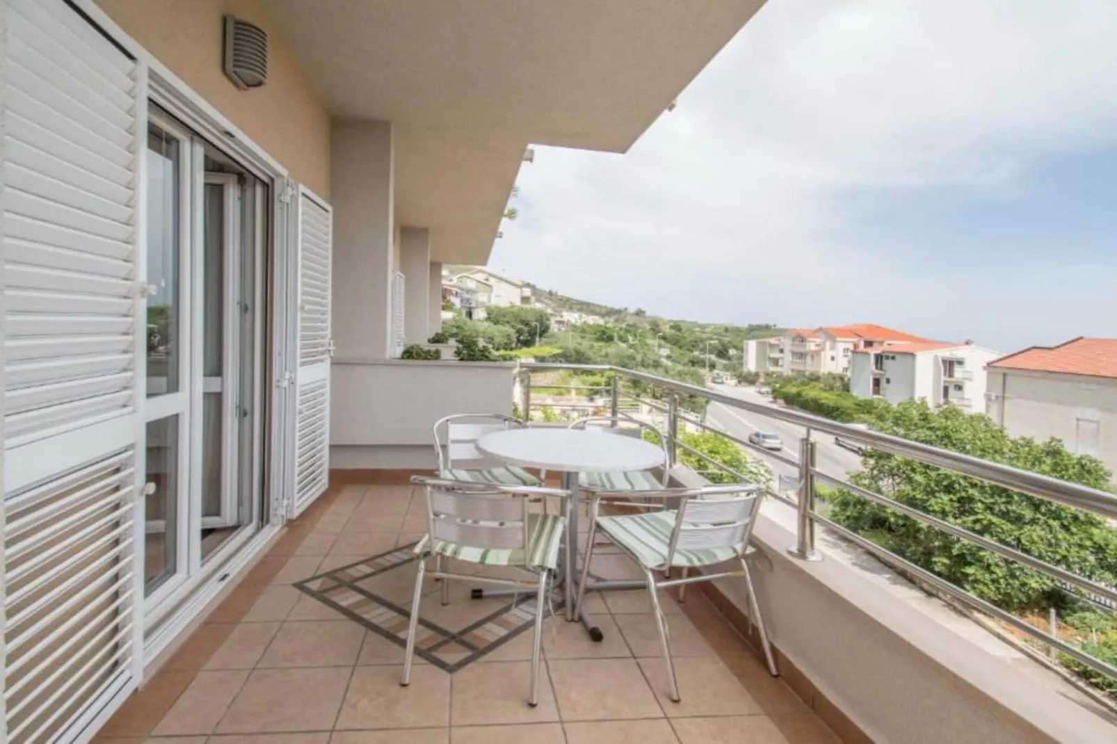 Apartments Antonio - One Bedroom Apartment with Balcony and Sea View - 3-Terrace balcony