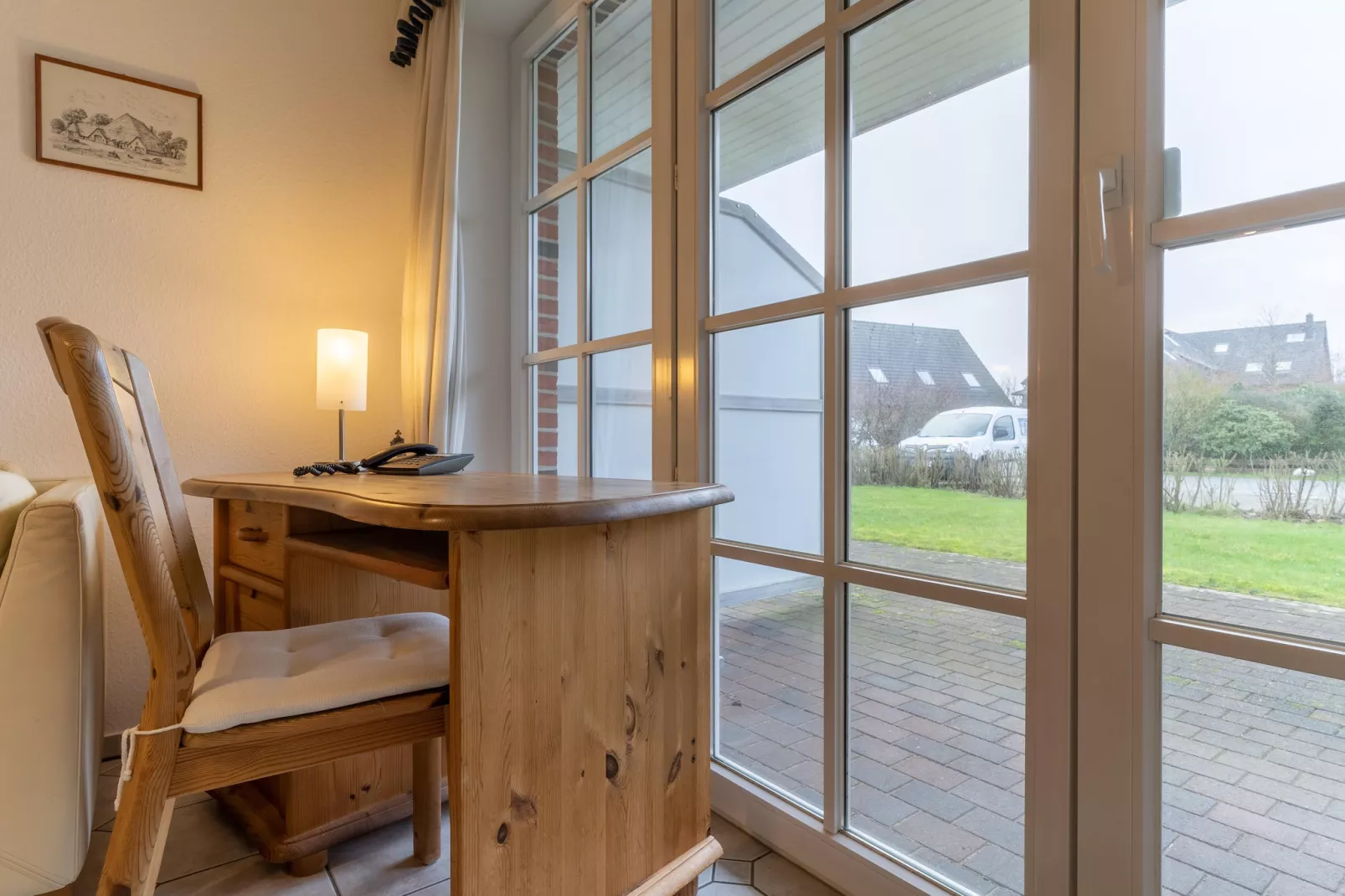 Haus Deichsfenne - Wohnung 1 / 2 Personen-Wohnzimmer