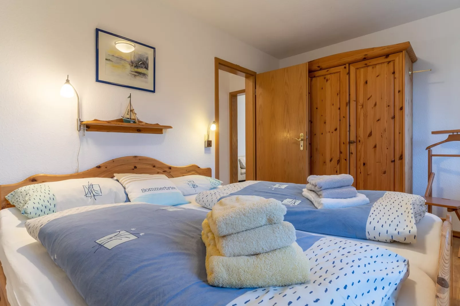 Haus Deichsfenne - Wohnung 1 / 2 Personen-Schlafzimmer