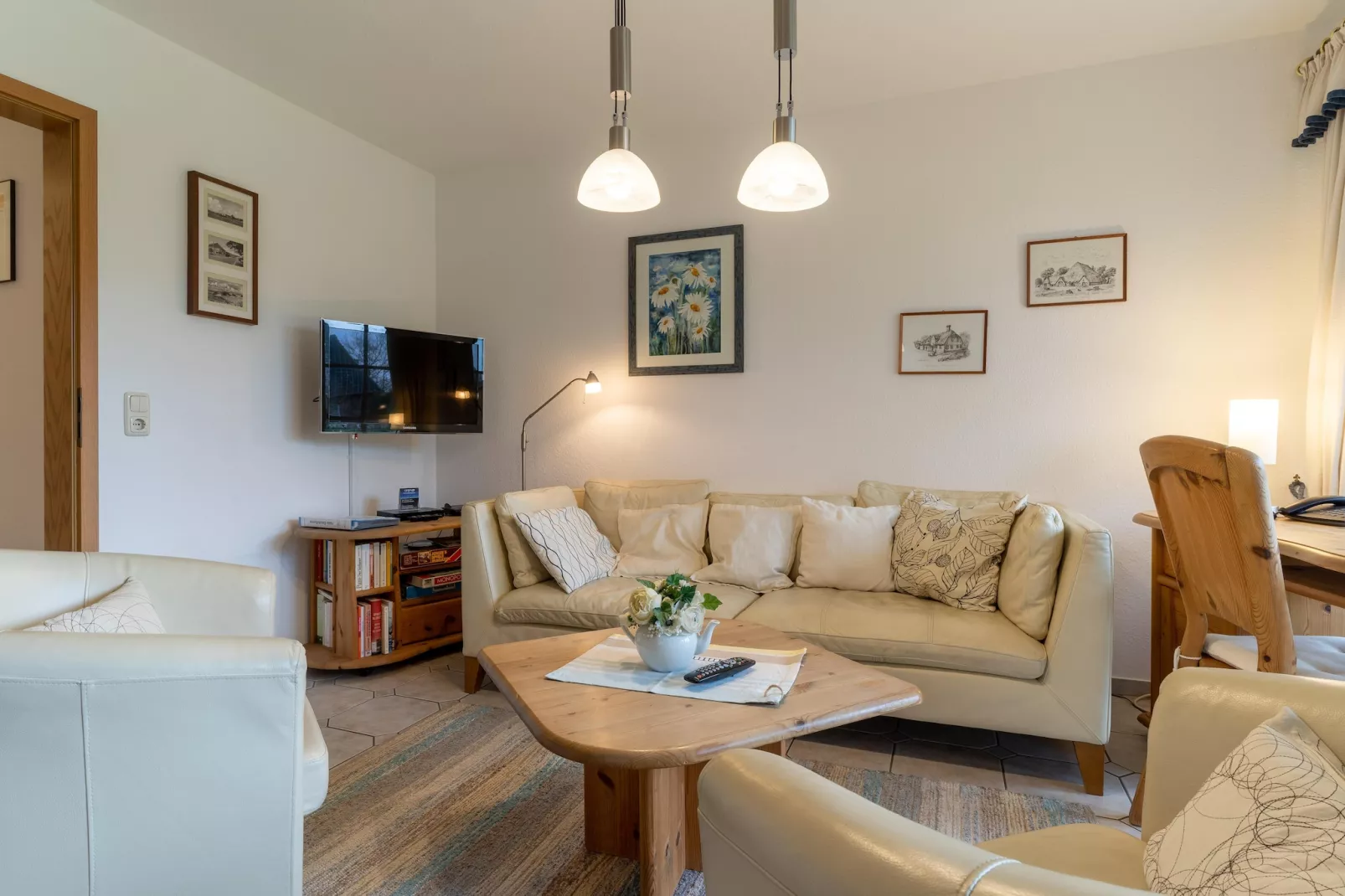 Haus Deichsfenne - Wohnung 1 / 3 Personen-Living room