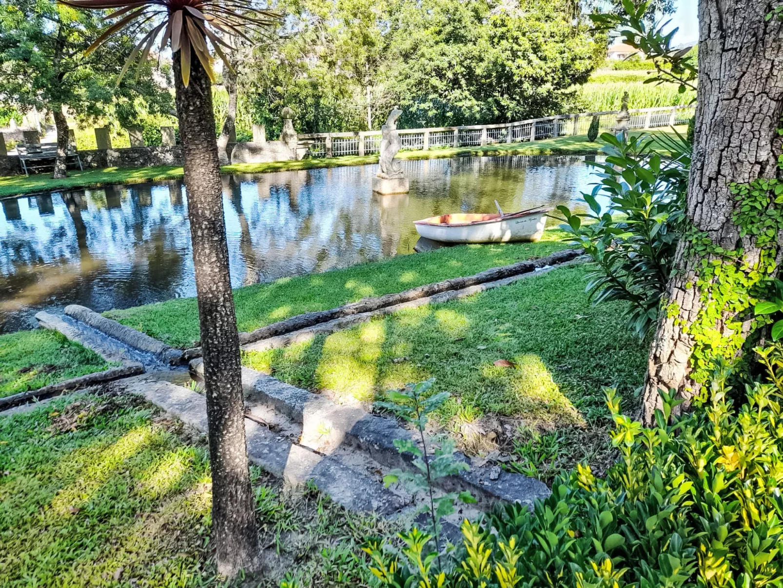 outside