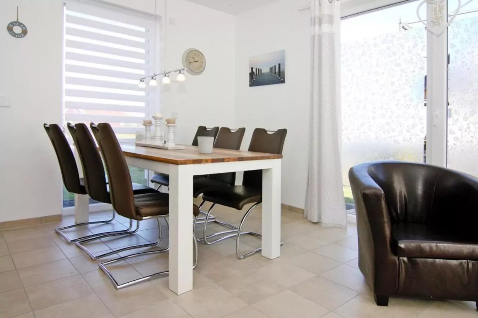 Ferienhaus in Boiensdorf 6 Personen-Esszimmer
