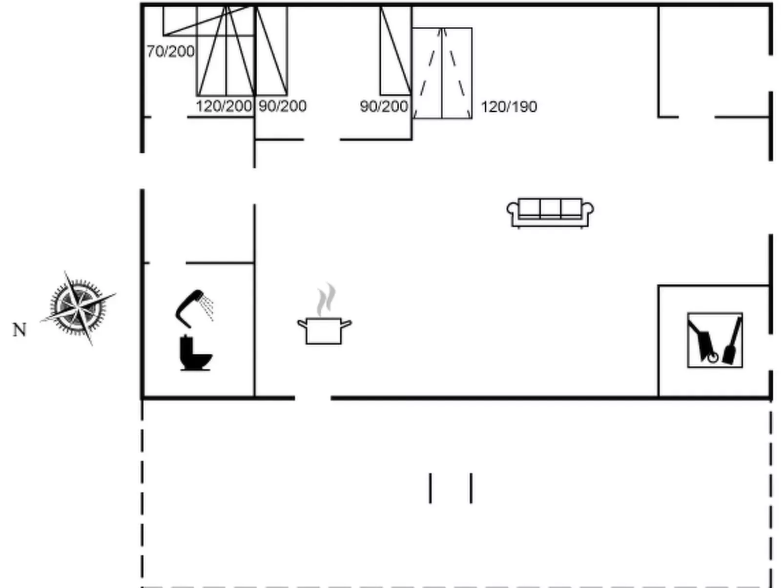 "Frothi" - 550m from the sea-Inside