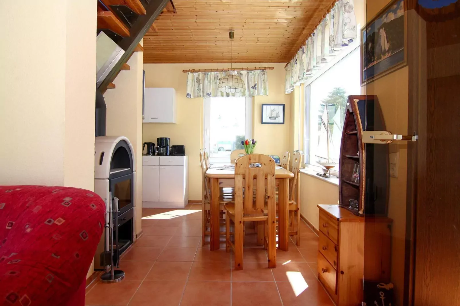Ferienhaus Am Schilfufer-Dining room