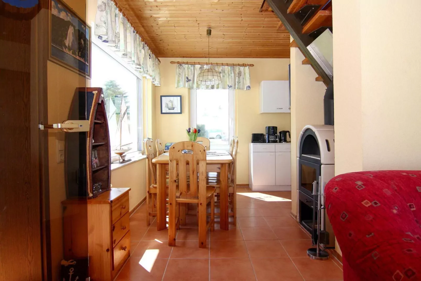 Ferienhaus Am Schilfufer-Dining room