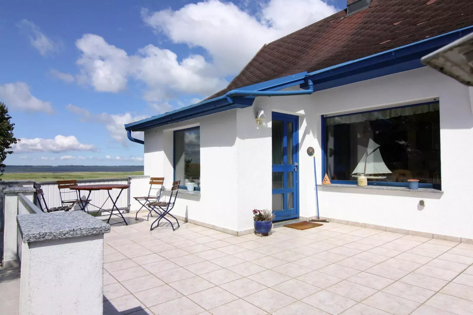 Ferienhaus Am Schilfufer-Terrace balcony
