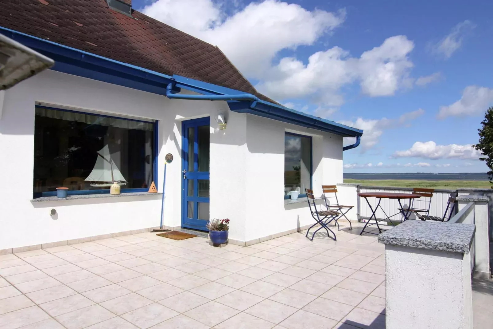Ferienhaus Am Schilfufer-Terrace balcony