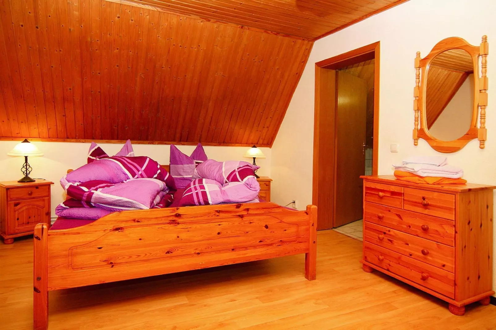 Ferienwohnung in Wieck am Darß-60 qm 3 Pers-Bedroom