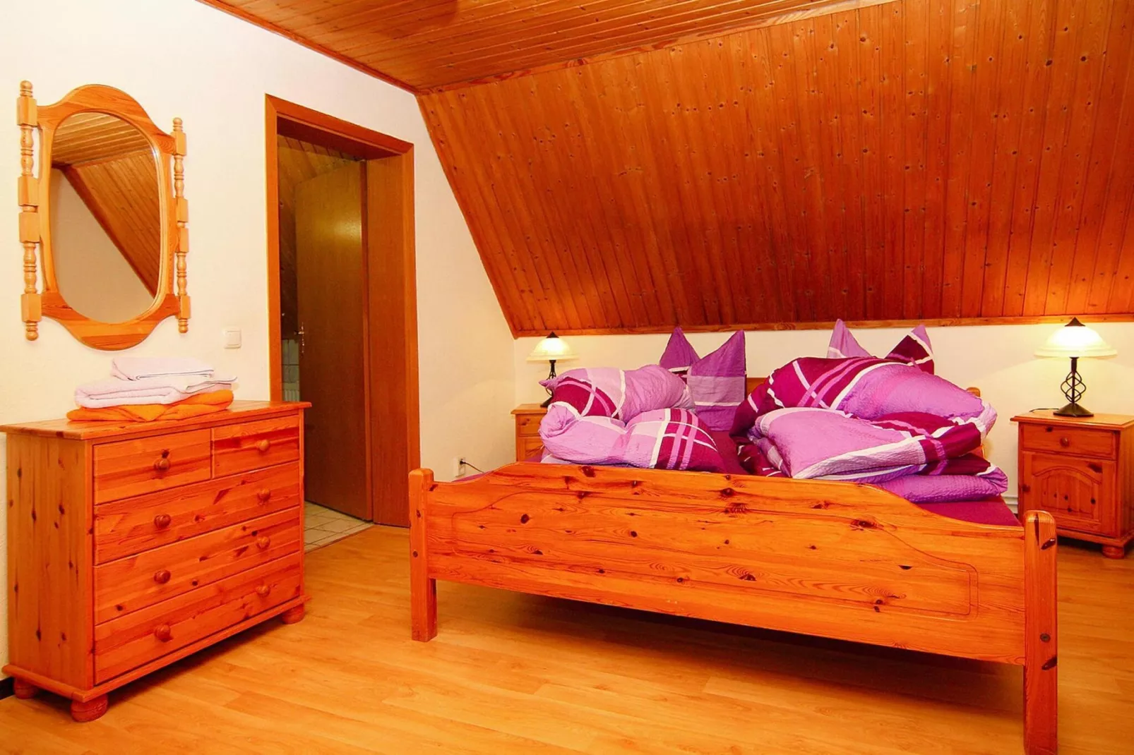Ferienwohnung in Wieck am Darß-60 qm 3 Pers-Bedroom