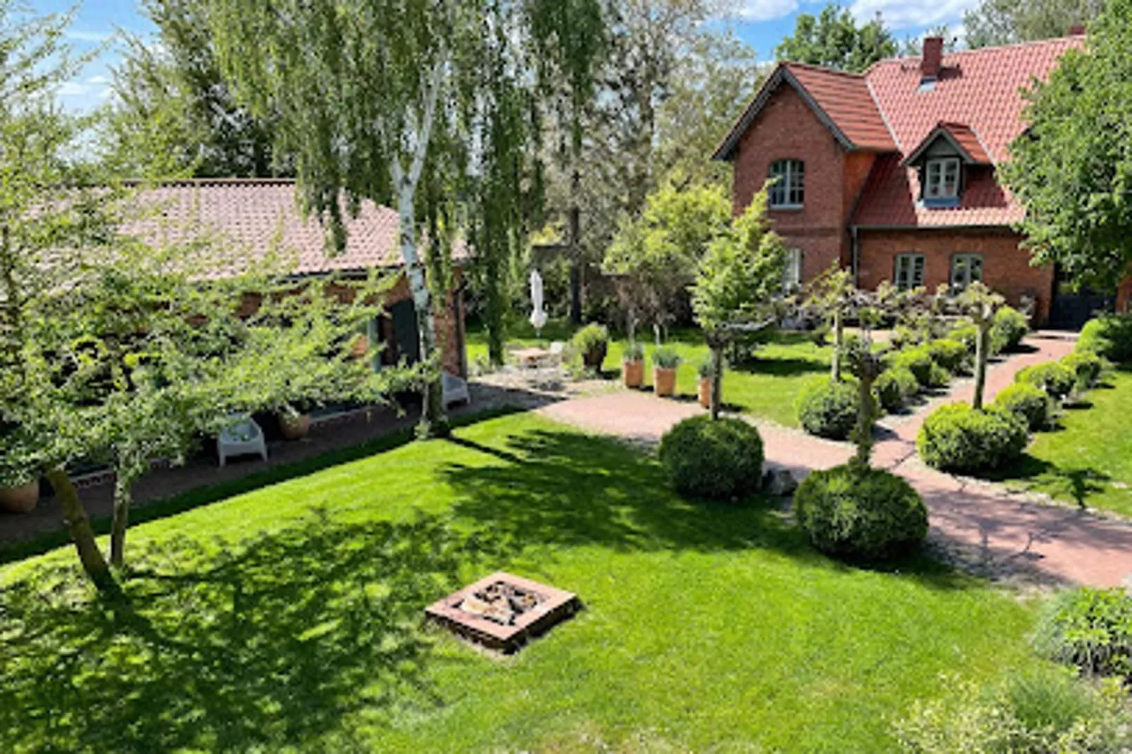 Ferienwohnung in Wieck am Darß-60 qm 3 Pers-Gardens summer