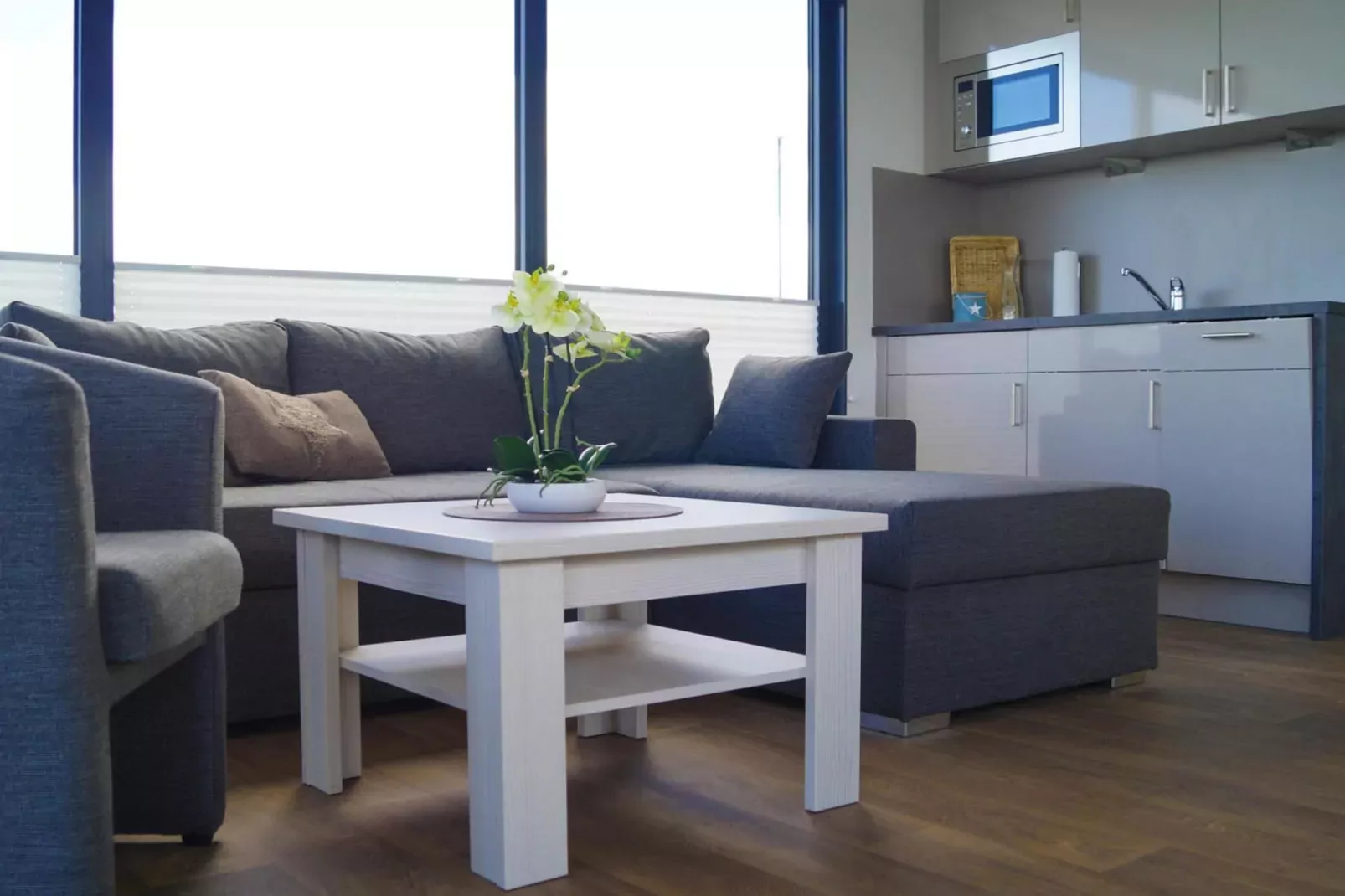 Houseboat Floating House "Luisa", Ribnitz-Damgarten-Luisa, 44 qm-Living room