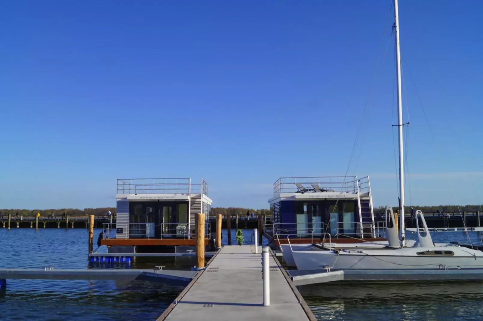 Houseboat Floating House "Luisa", Ribnitz-Damgarten-Luisa, 44 qm-Exterior summer