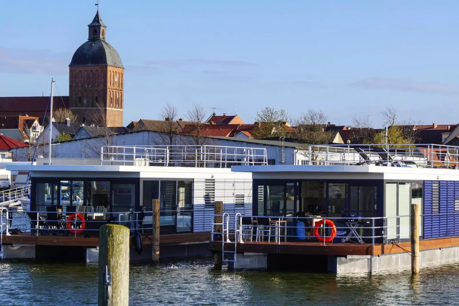 Houseboat Floating House "Luisa", Ribnitz-Damgarten-Luisa, 44 qm-Exterior summer