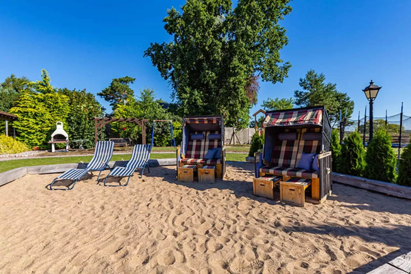 Bungalow Thurow-Gebiete Sommer 1 km