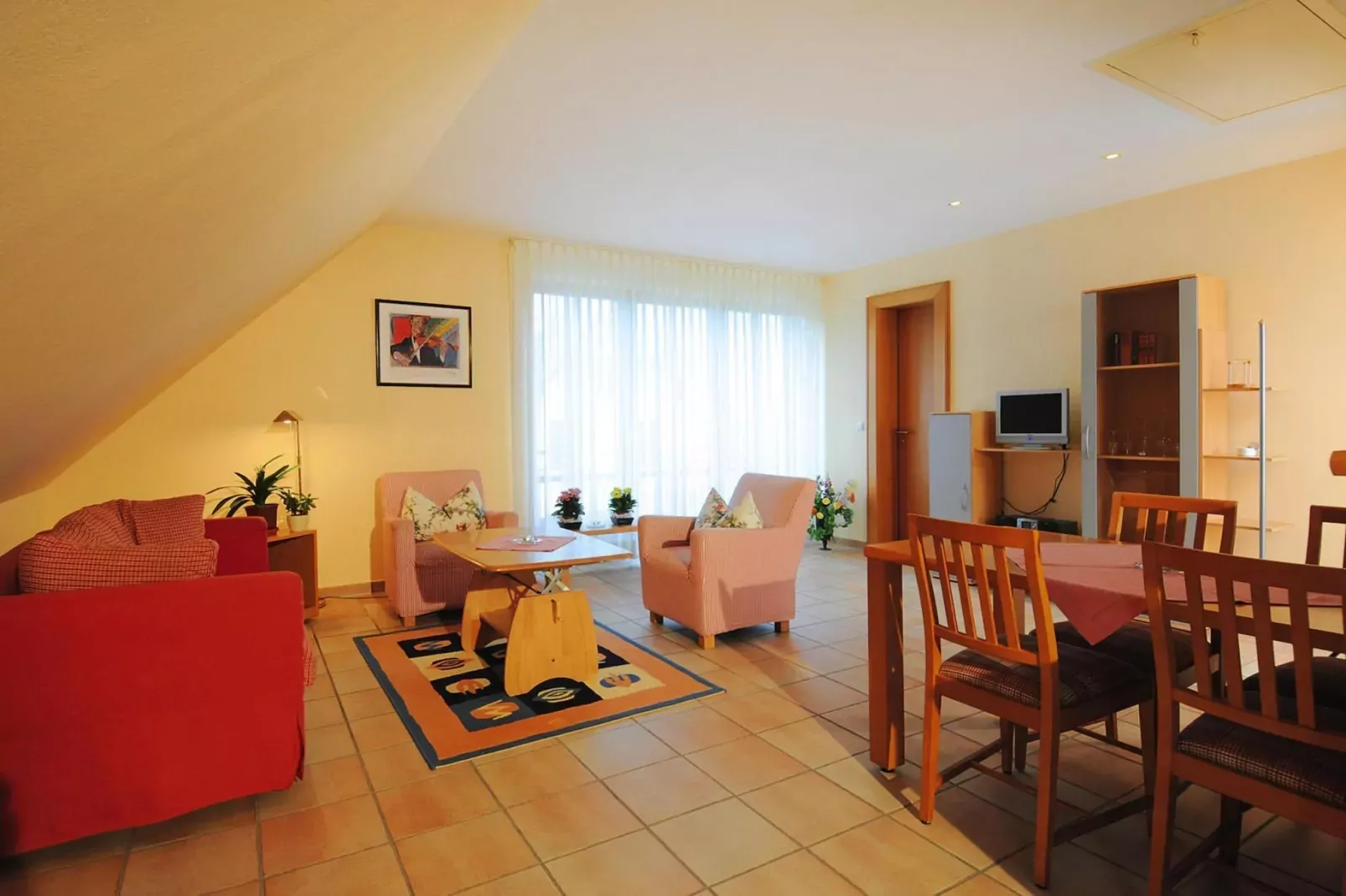 Post Hiddensee -Wohnung 2-Salon