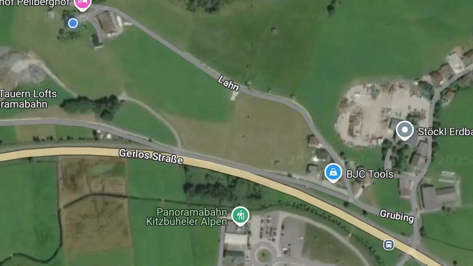 Peilberg-Gebiete Sommer 5 km