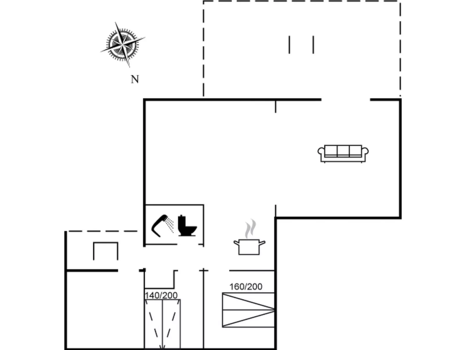 "Gisa" - 400m from the sea-Inside