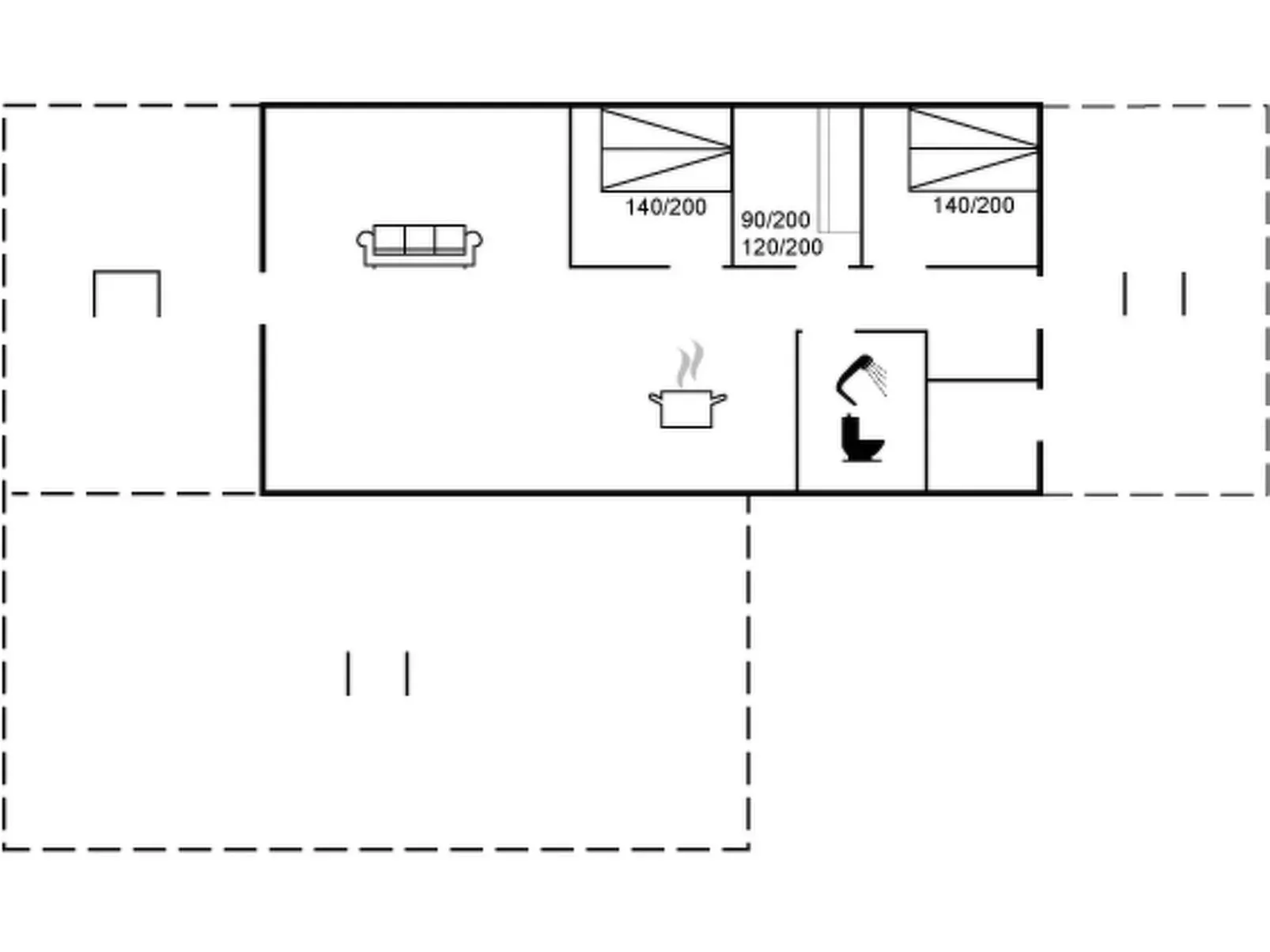 "Volmer" - 700m from the sea-Inside