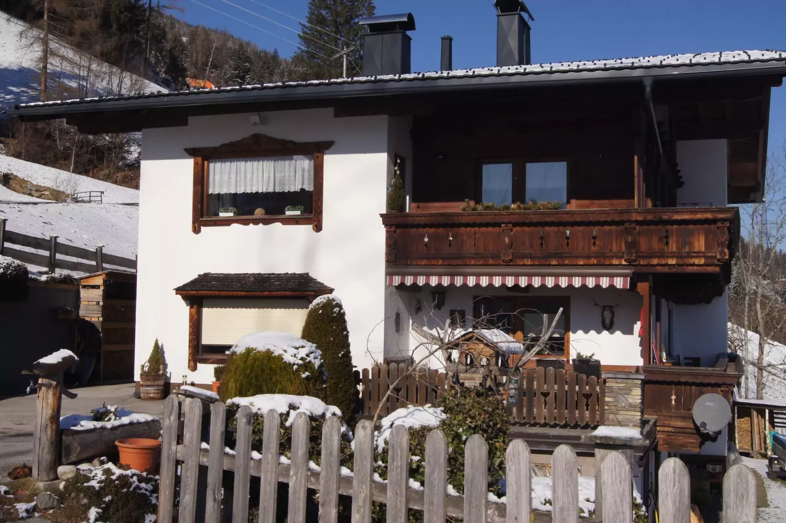 Ferienwohnung Ramona-Exterior winter