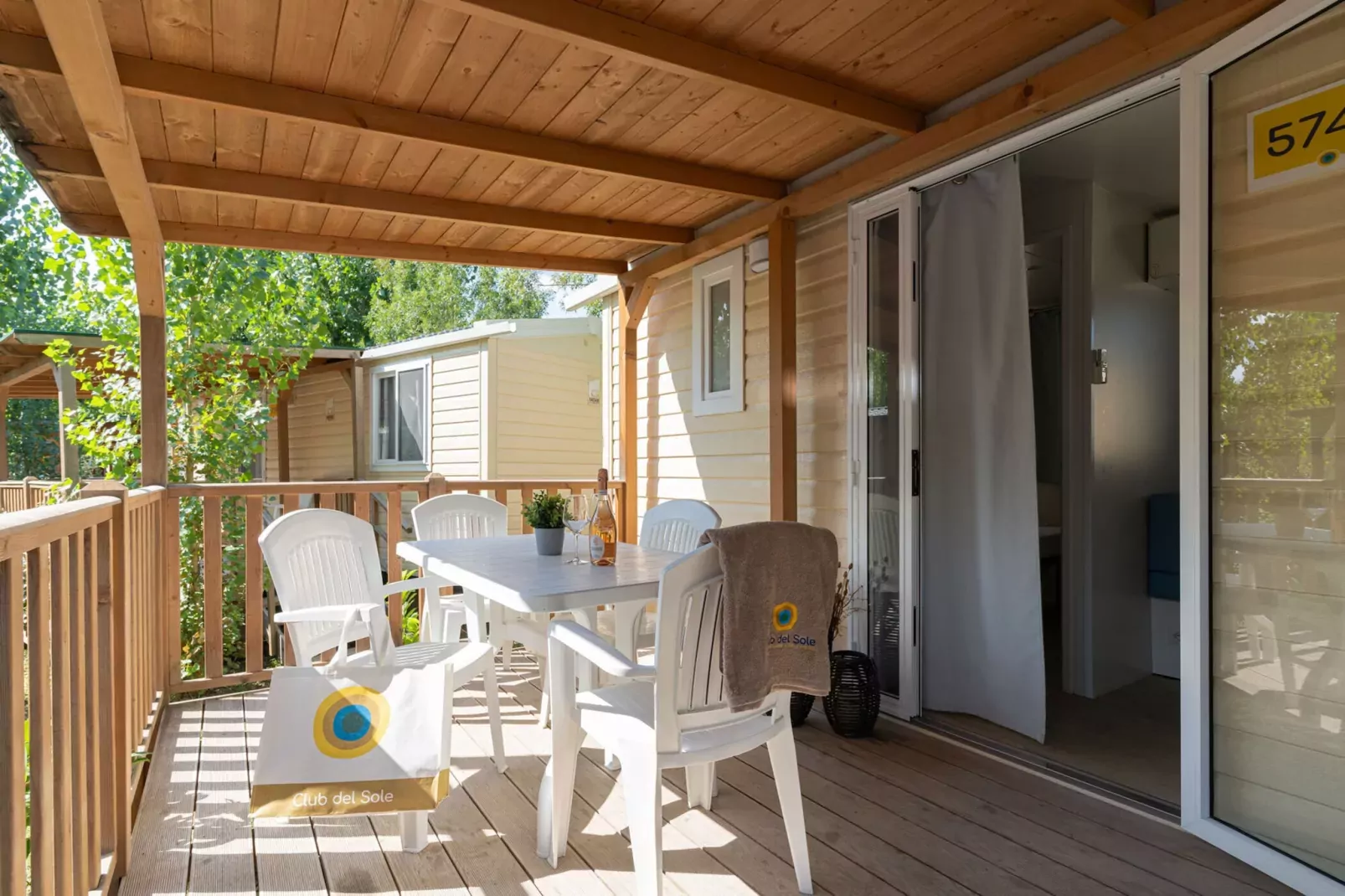 Rimini Family Village Viserba Rimini - Lodge 4 plus 1 pax-Terrassenbalkon