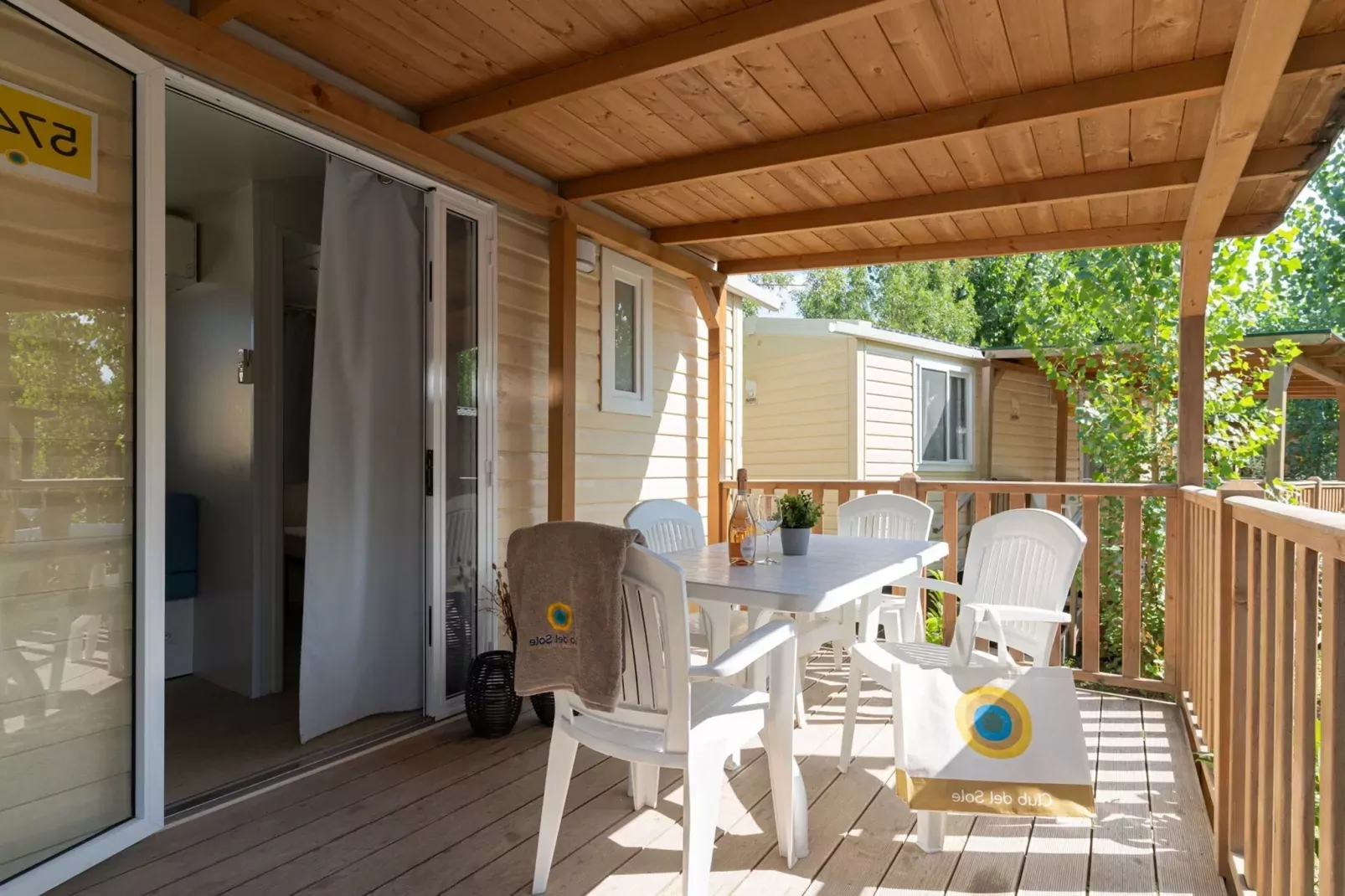Rimini Family Village Viserba Rimini - Lodge 4 plus 1 pax-Terrassenbalkon