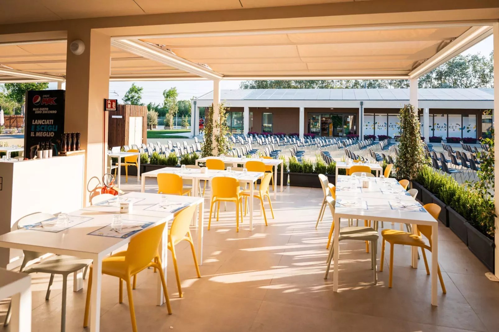 Rimini Family Village Viserba Rimini - Lodge 4 plus 1 pax-Gebiete Sommer 1 km
