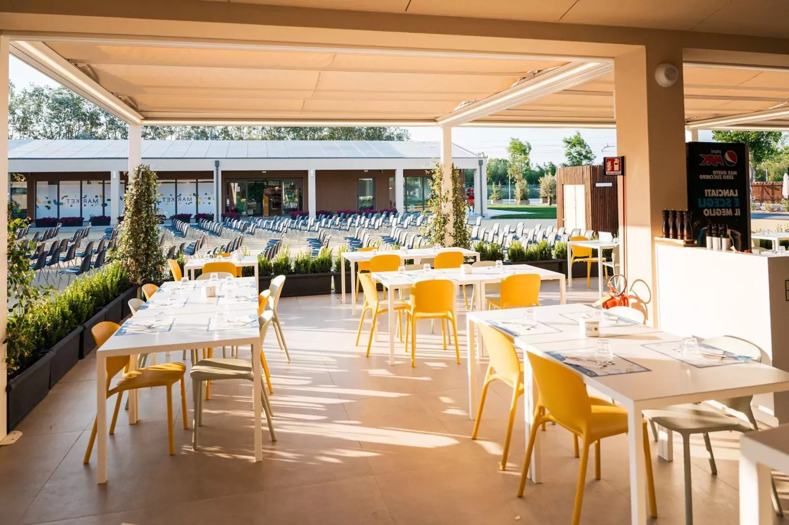 Rimini Family Village Viserba Rimini - Lodge Superior 6 pax-Esszimmer