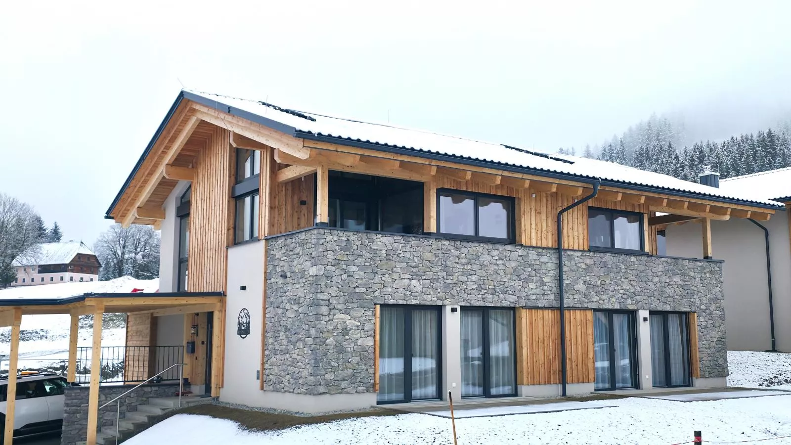 Almchalet Alpenglück-Außenbereich Winter