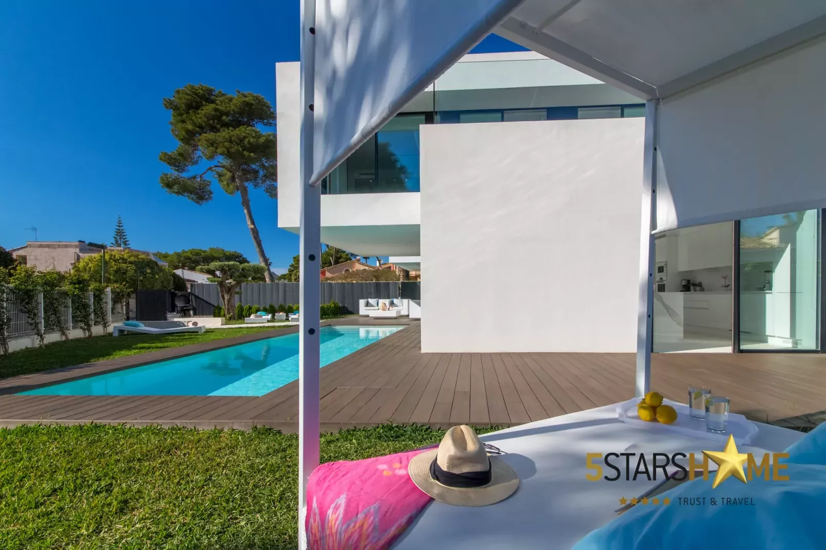La Pau de Mar, Villa 5StarsHome Mallorca-Jardin d'été