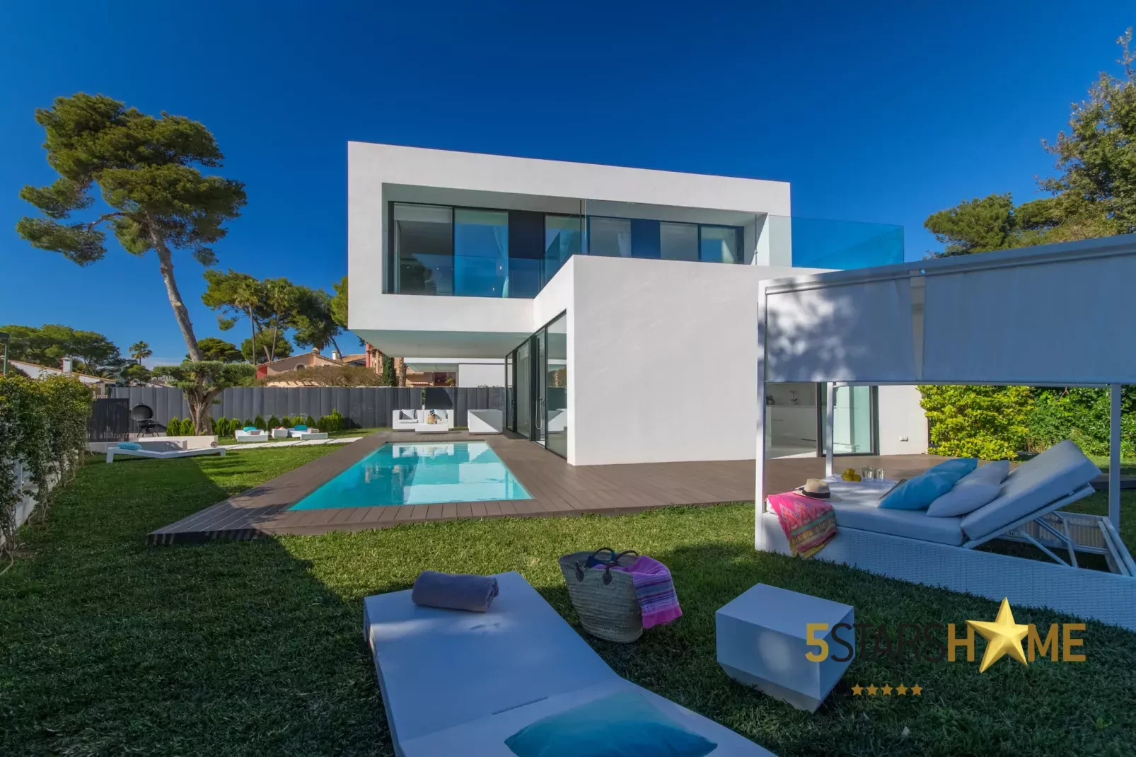 La Pau de Mar, Villa 5StarsHome Mallorca-Jardin d'été