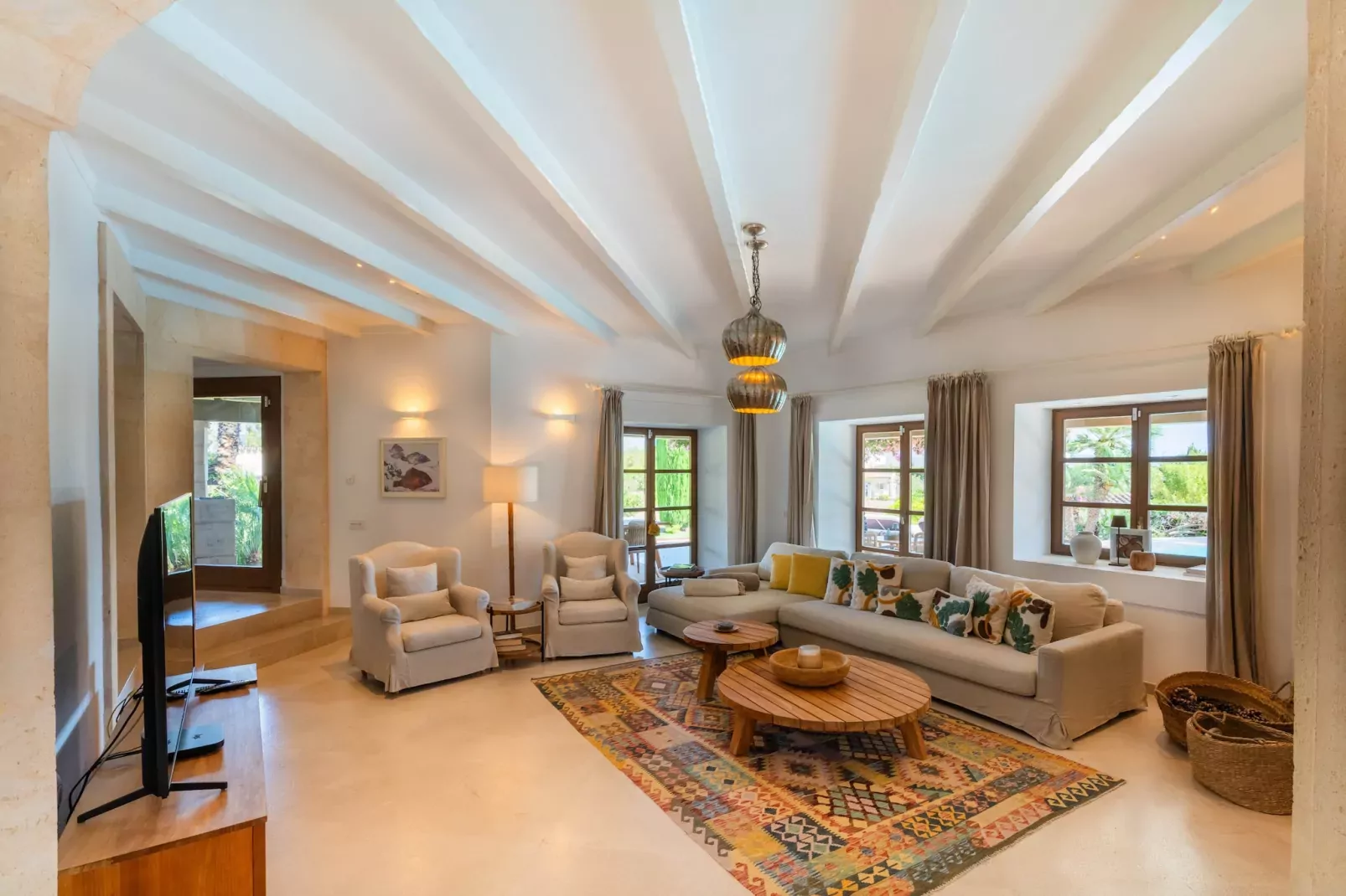 Peroia, Villa 5StarsHome Mallorca-Salon