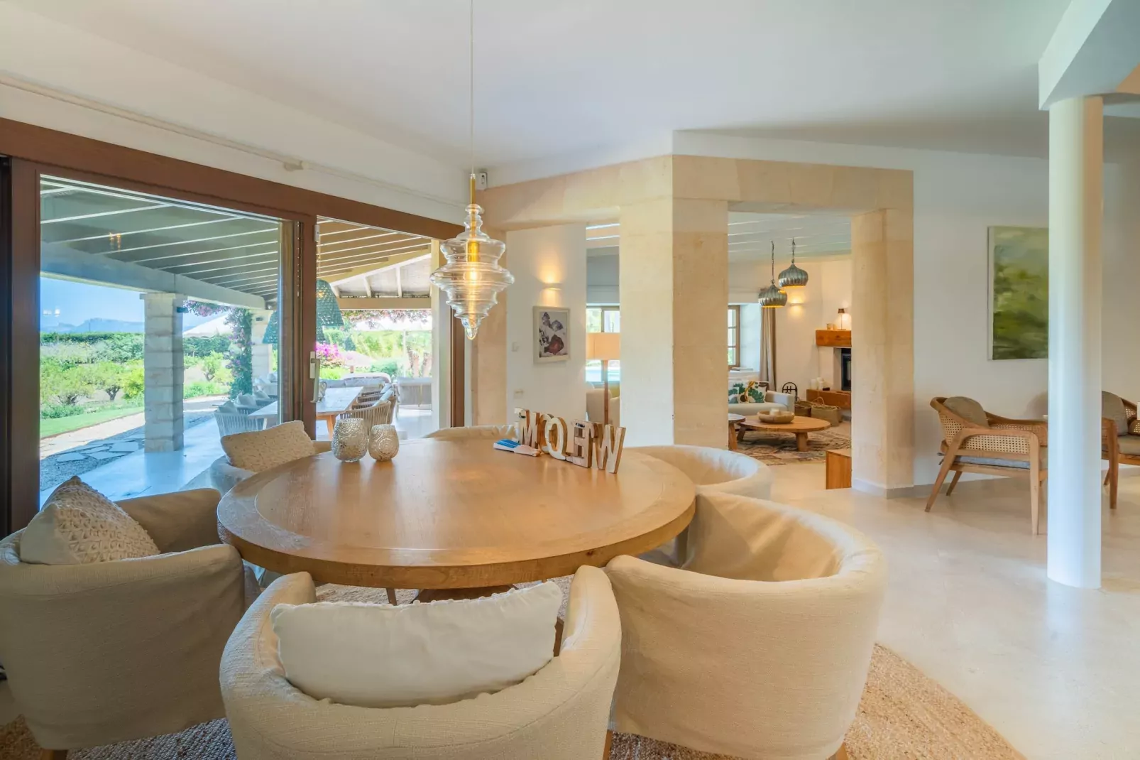 Peroia, Villa 5StarsHome Mallorca-Salle à manger
