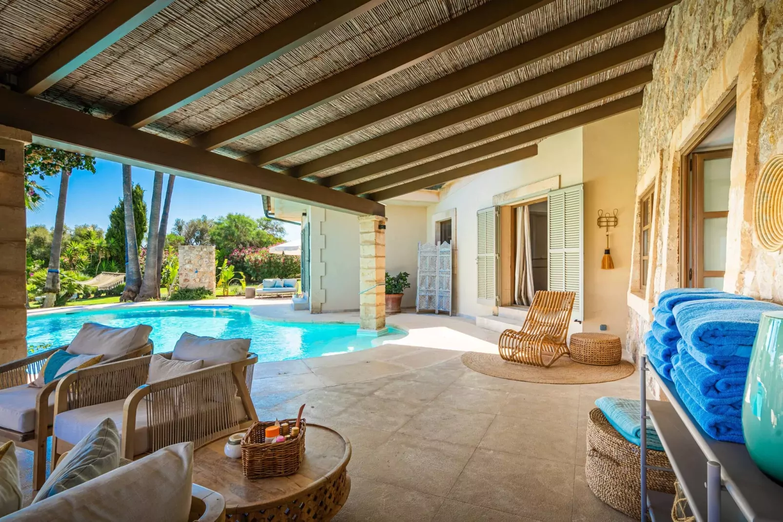 Peroia, Villa 5StarsHome Mallorca-Terrasse