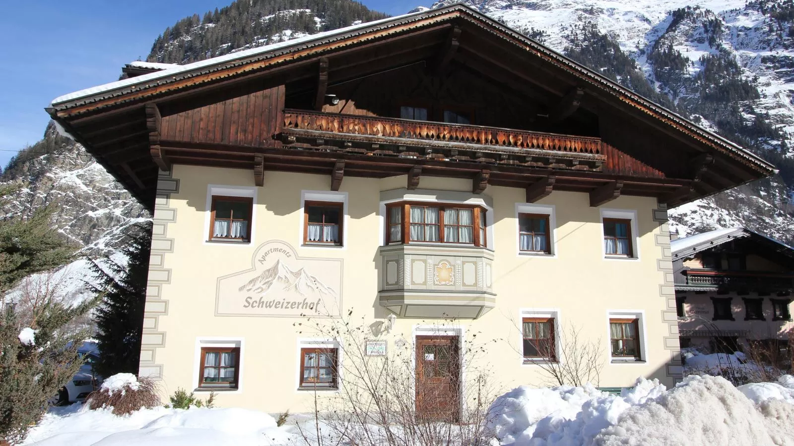 Schweizerhof Enzian-Exterior winter