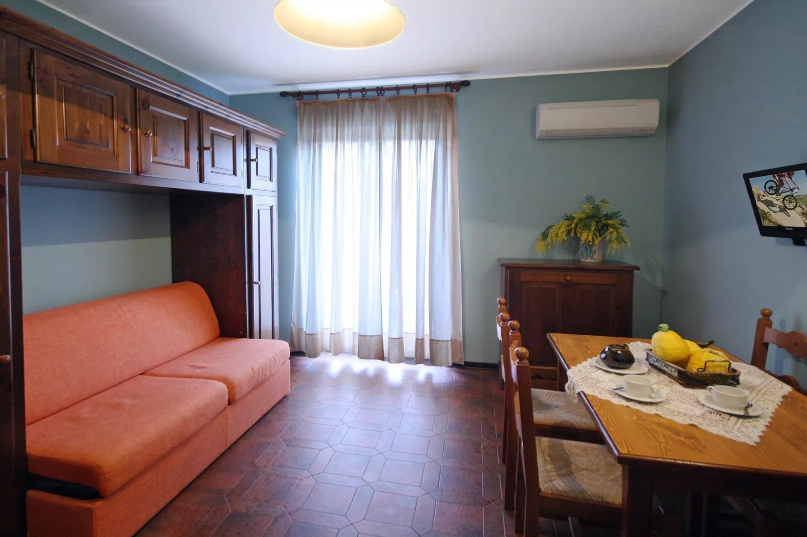 RESIDENCE LA MERIDIANA A TWO-ROOM APT 4 PAX BK/TERRACE/GARDEN - B401-Bedroom