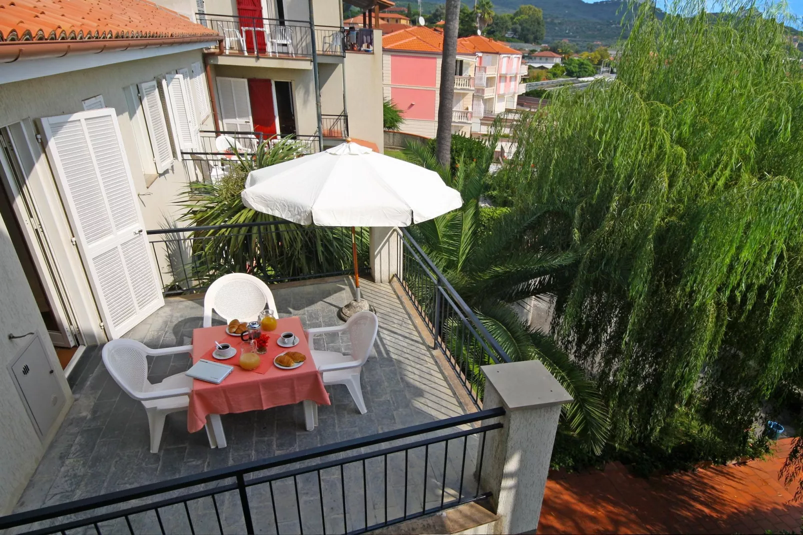 RESIDENCE LA MERIDIANA A TBWO-ROOM APT 5 PAX BK/TERRACE/GARDEN - B502-Balcon-terrasse