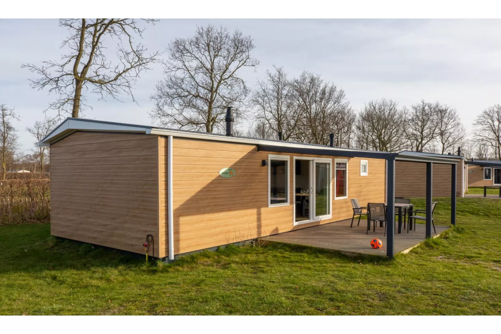 Chalet - Camping de Duinhoeve 'Bosdier'-Exterior summer