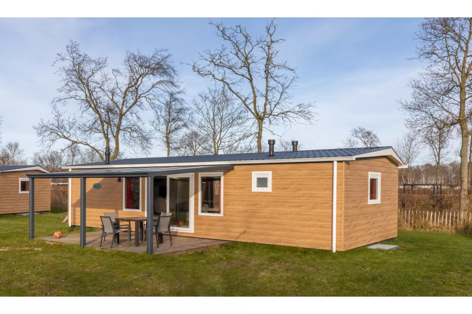 Chalet - Camping de Duinhoeve 'Bosdier'-Exterior summer