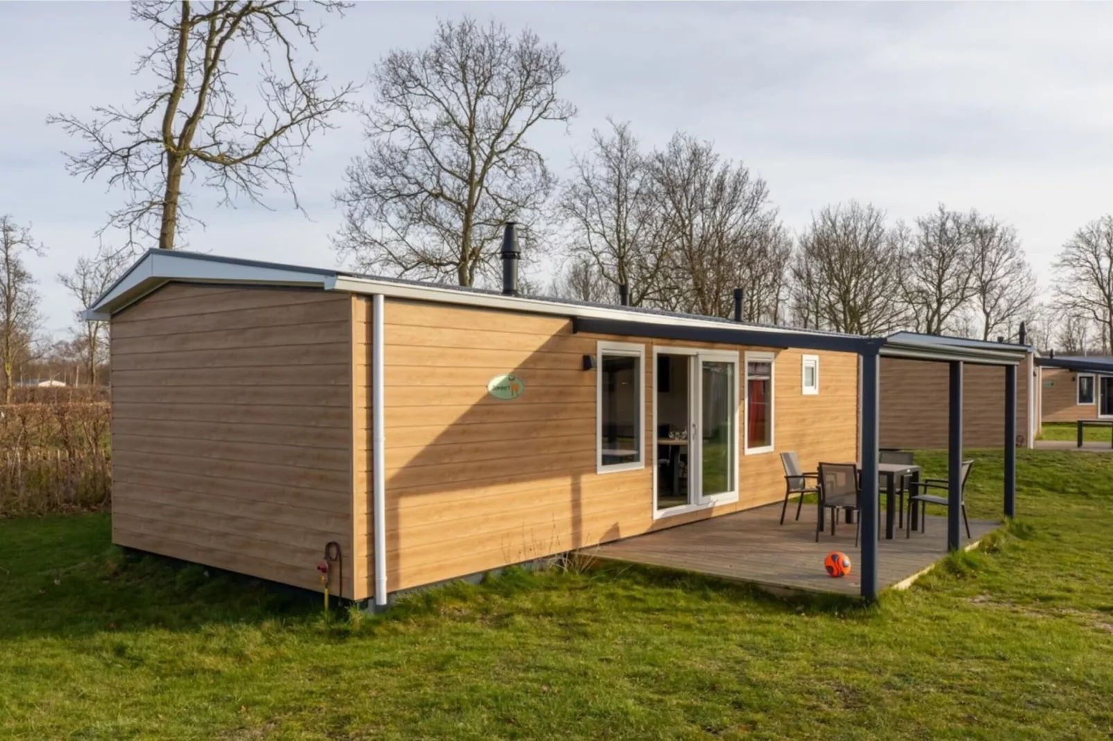 Chalet - Camping de Duinhoeve 'Bosdier'-Exterior summer