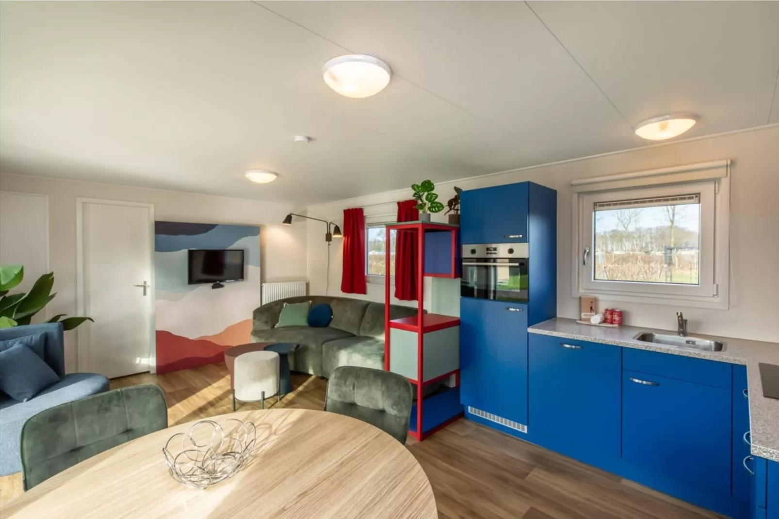 Chalet - Camping de Duinhoeve 'Bosdier'-Kitchen