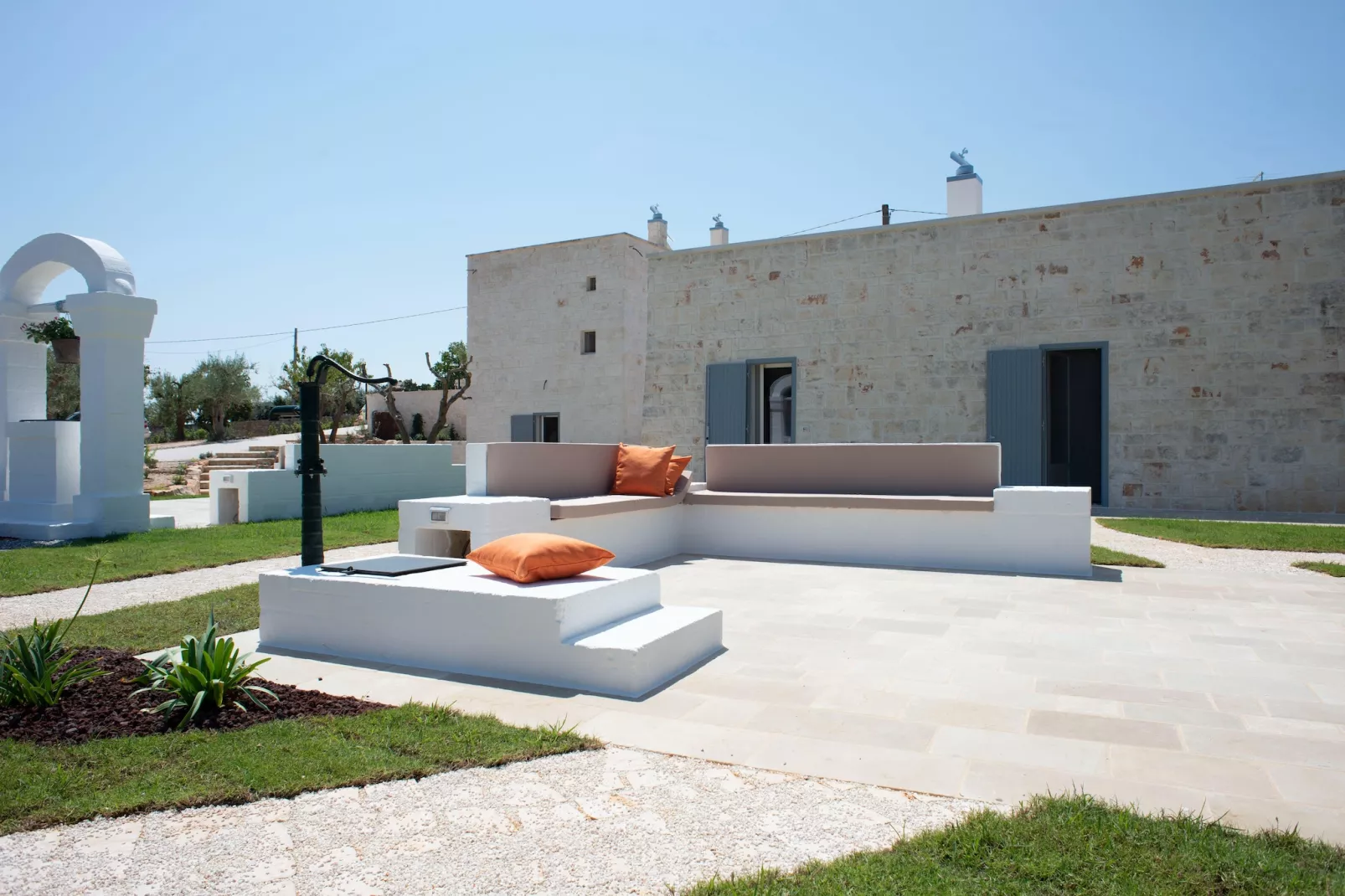 Dimora Maria Charming Home Cisternino - 10 pax-Außenbereich Sommer