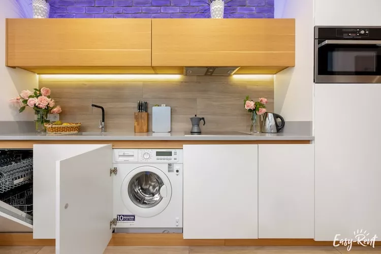 	Apartament Grunwaldzka 12d/3 Pobierowo-Kitchen
