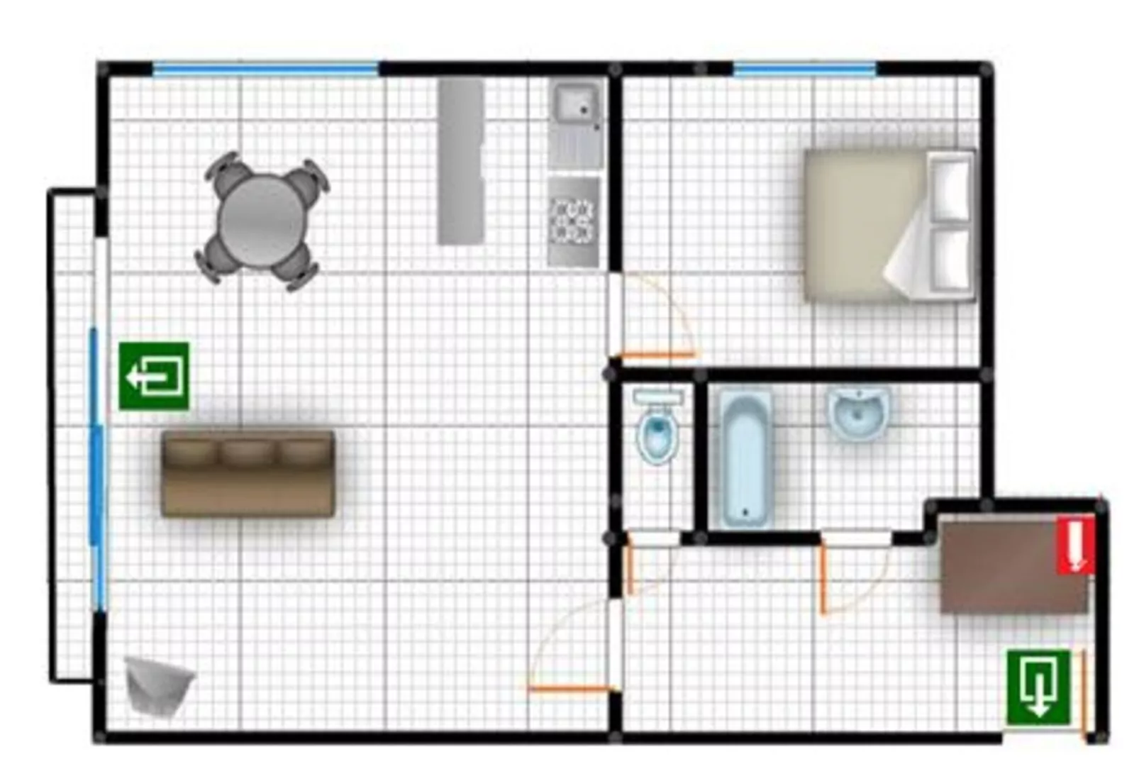 EMPERADO 0602/ 6B-Plan d'étage