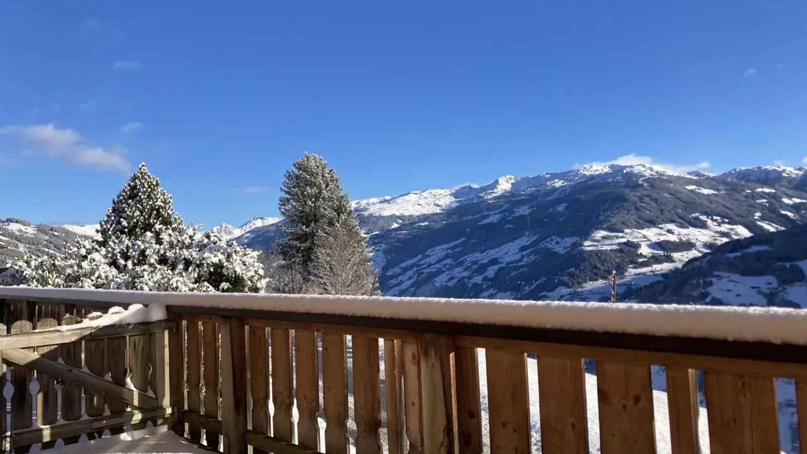 Bergsehnsucht-Aussicht Winter