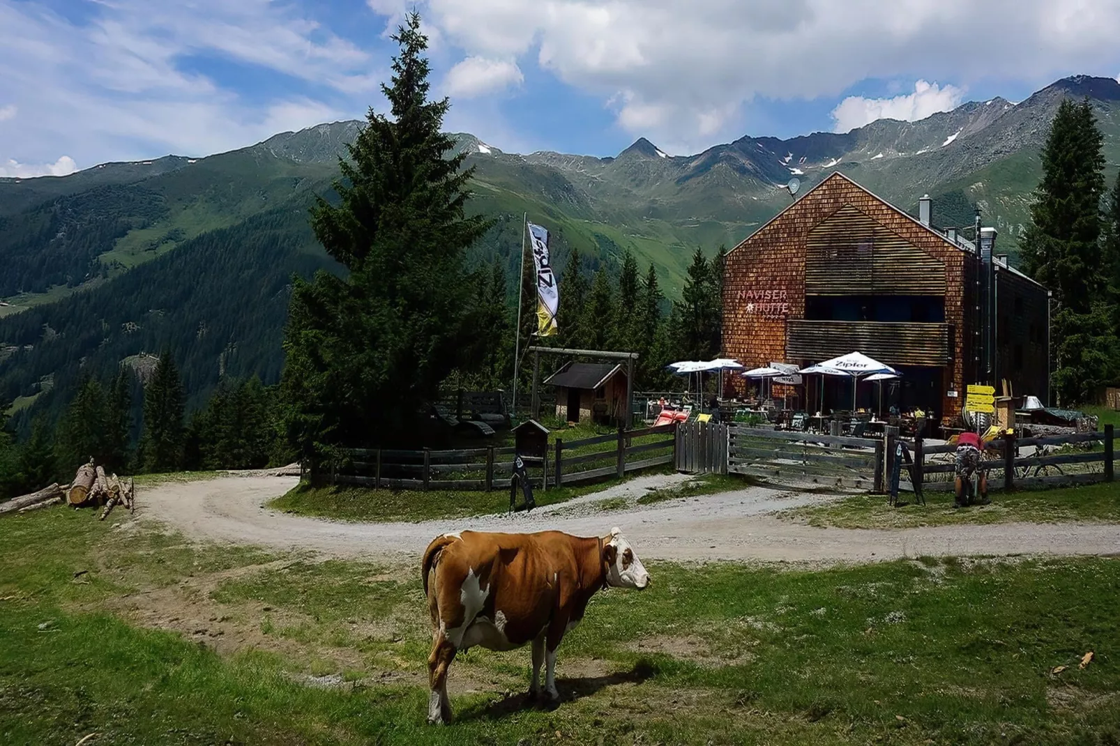 Naviser Hütte Wohnung Kirchdach 145-Areas summer 1km