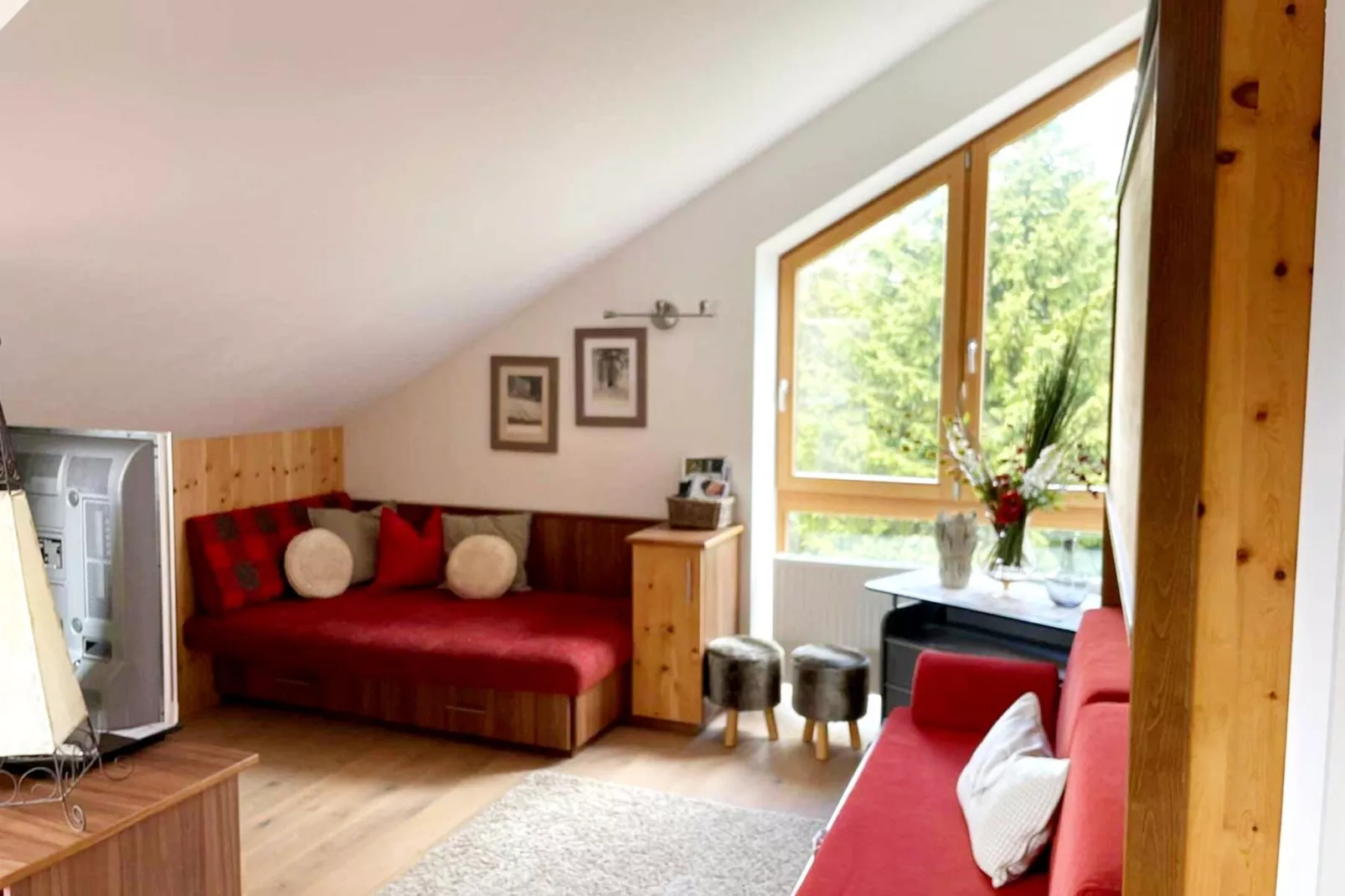 Naviser Hütte Wohnung Kirchdach 145-Living room