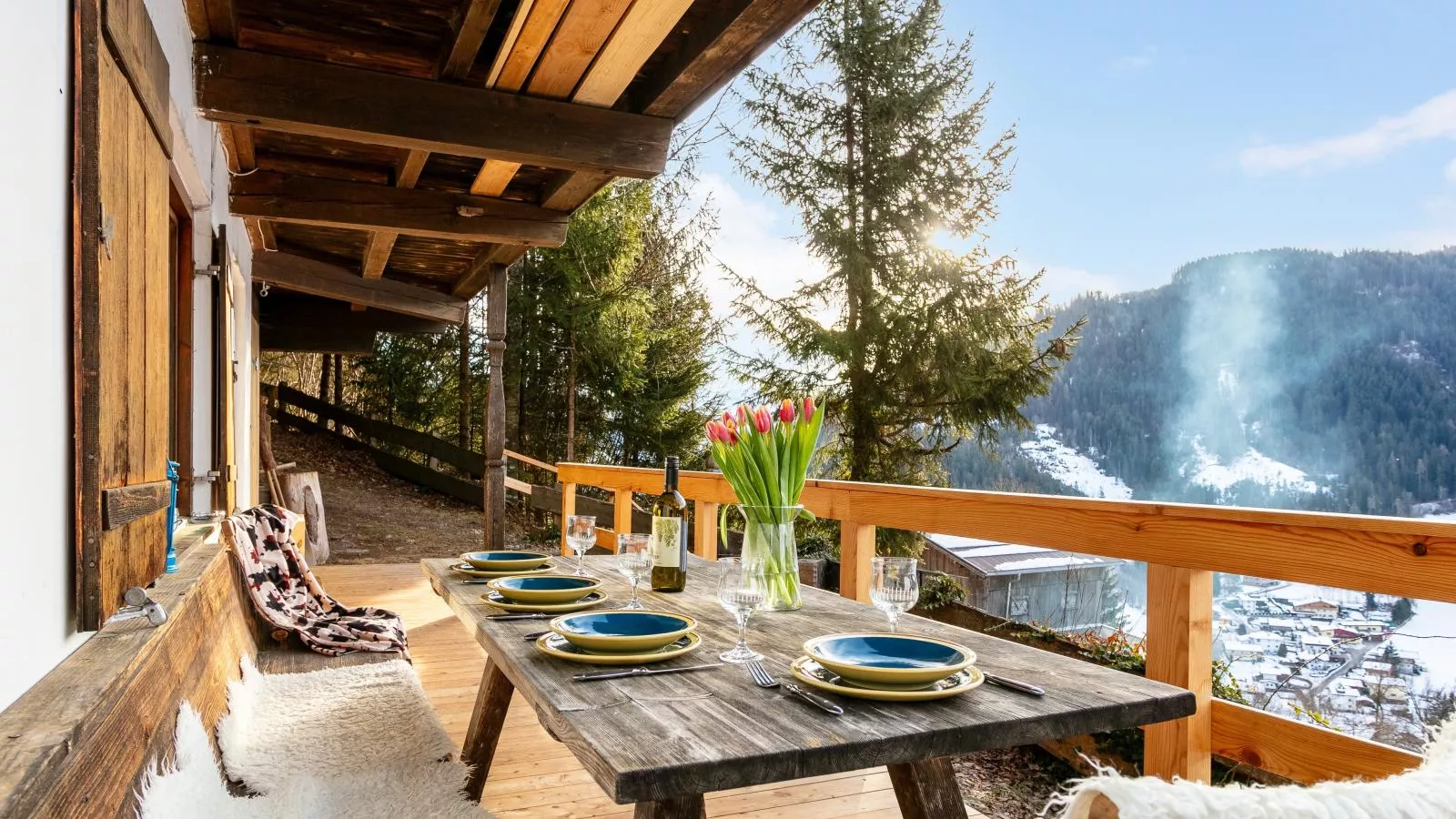 Sonnenhütte oben-Terrace balcony