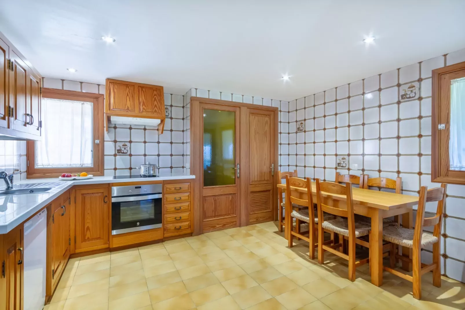 Villa Can Soler ideal para familias en Alcúdia-Cuisine